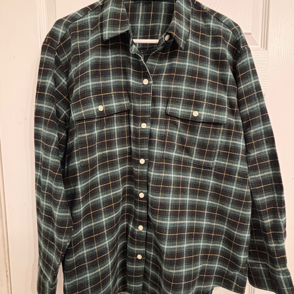 Old Navy “The Boyfriend Shirt” Plaid – Women’s Large